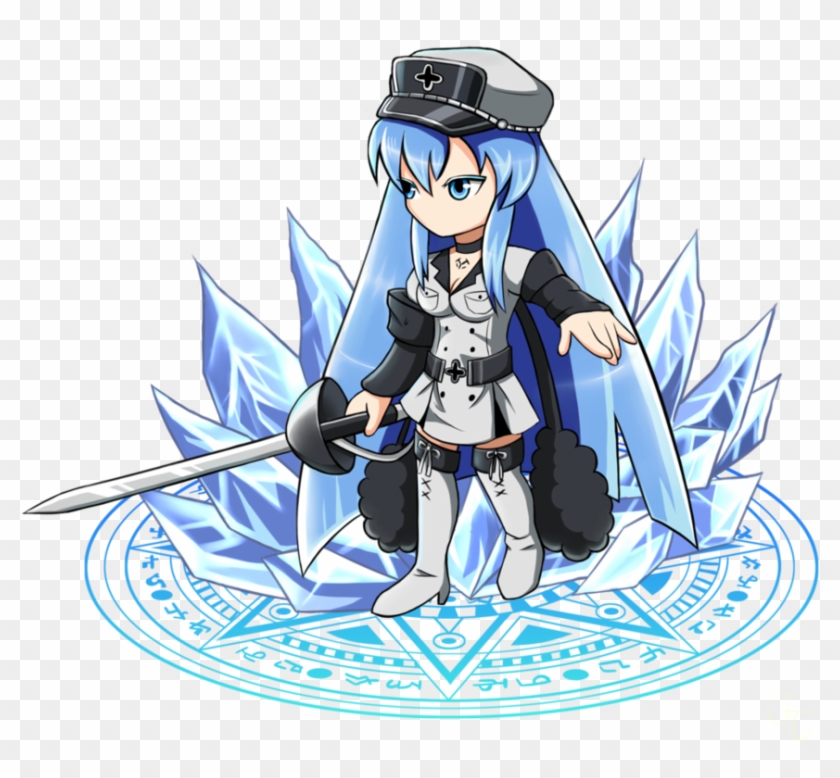 Akame Ga Kill, Chibi, Princess Zelda, Anime, Fictional - Esdeath Chibi Png,...