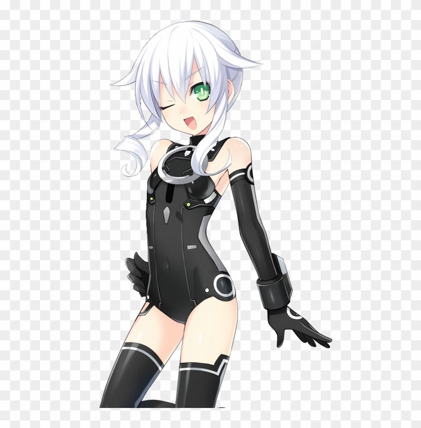 Neptunia - Txt - Innocent Anime Girls With White Hair, HD Png Download -  530x784(#4357918) - PngFind