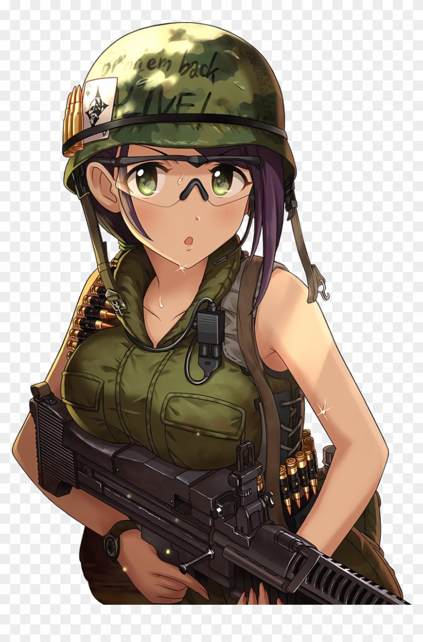 Transparent デレマス 🌼 - Anime Hot Military Girl, HD Png Download -  862x1200(#4362684) - PngFind