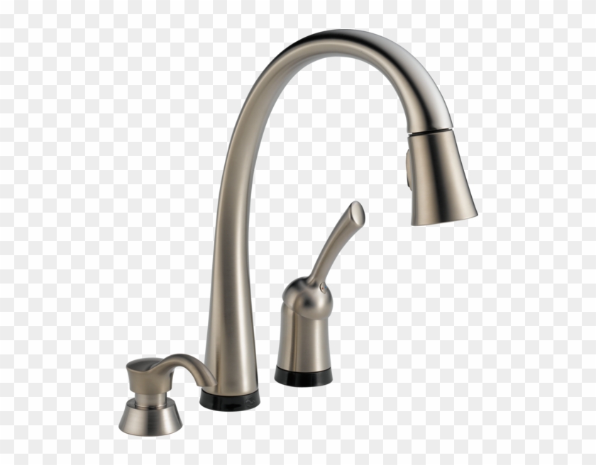 Tap Png - Delta Touch Kitchen Faucet, Transparent Png - 600x600