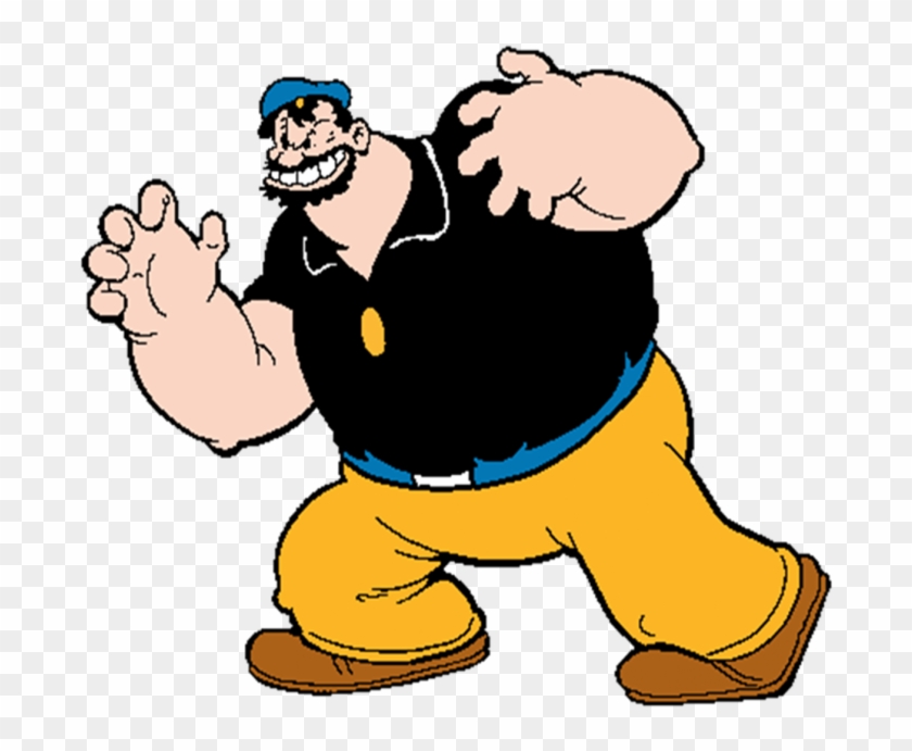 Brutus Png - Bluto Popeye, Transparent Png - 700x617(#4375865) - PngFind