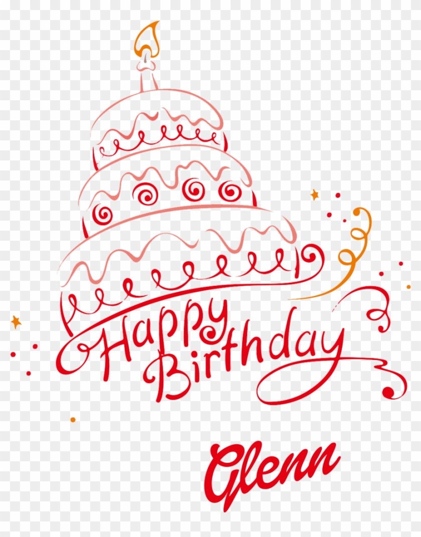 Happy Birthday Cake Logo, HD Png Download - 1232x1176(#4391089 ...