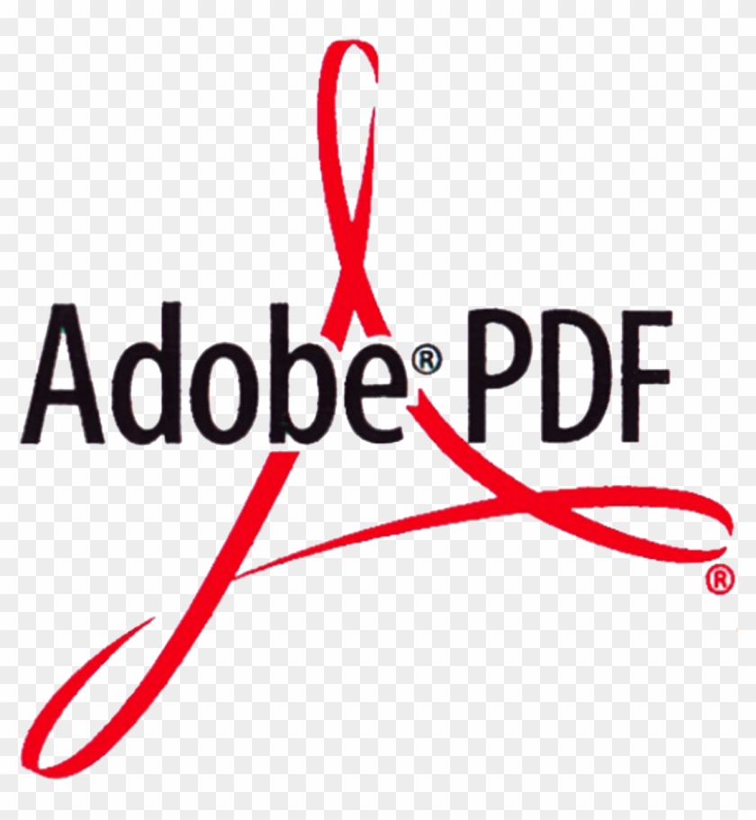A Great Pdf Reader - Adobe Pdf Logo Png, Transparent Png - 1181x1183