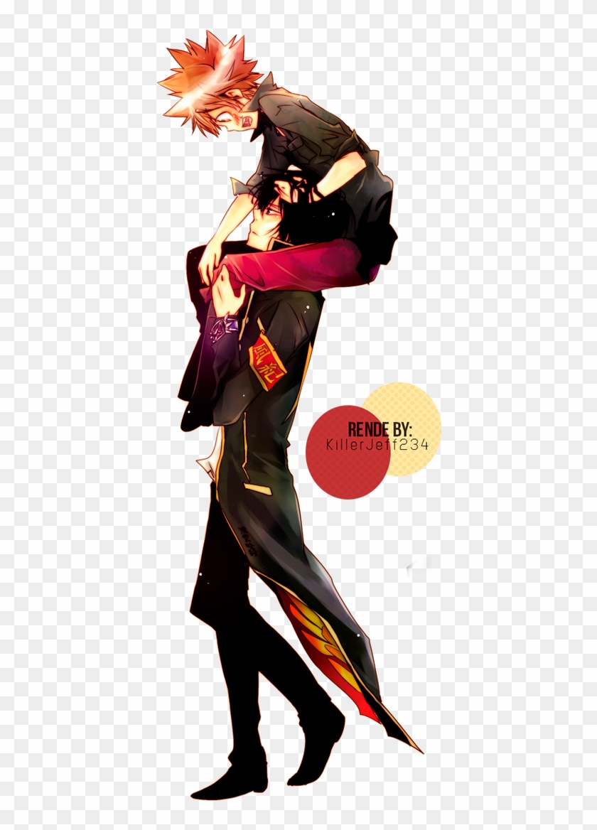 Historia Katekyo Hitman Reborn Yaoi Tsuna X Hibari, HD Png Download -  516x1127(#4396061) - PngFind