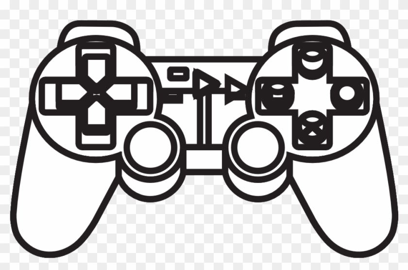 Controller Clipart Ps4 Logo - Playstation Controller Black ...