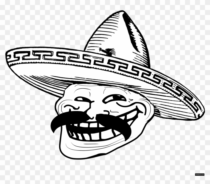 Cara Troll mexicana Meme PNG transparente - StickPNG