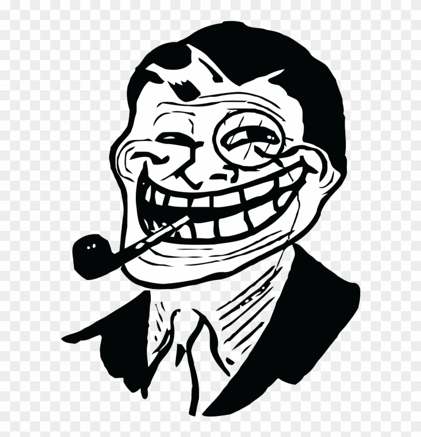 Trollface Clipart Draw  Troll Face In Suit HD Png Download   1058x793443952  PngFind