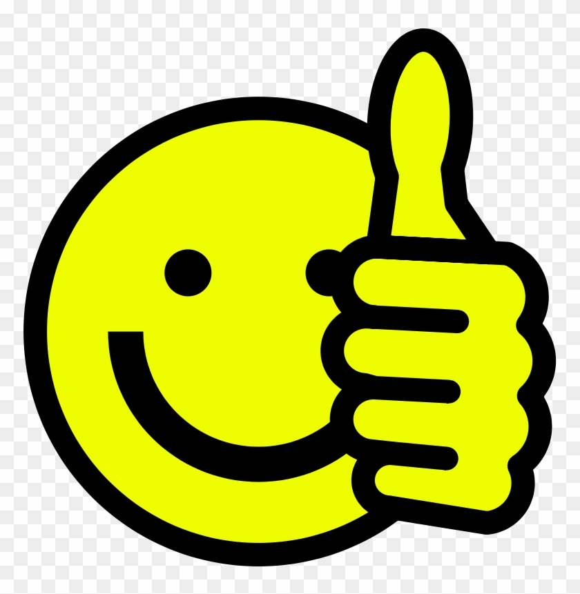 thumbs up smiley face clip art