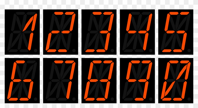 This Free Icons Png Design Of 16 Segment Display, Transparent Png ...
