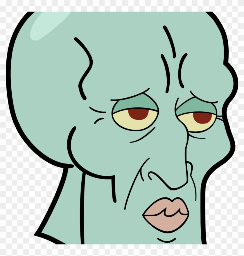 Handsome Squidward Head Hd Png Download 1024x1028 449955 Pngfind - square head roblox character