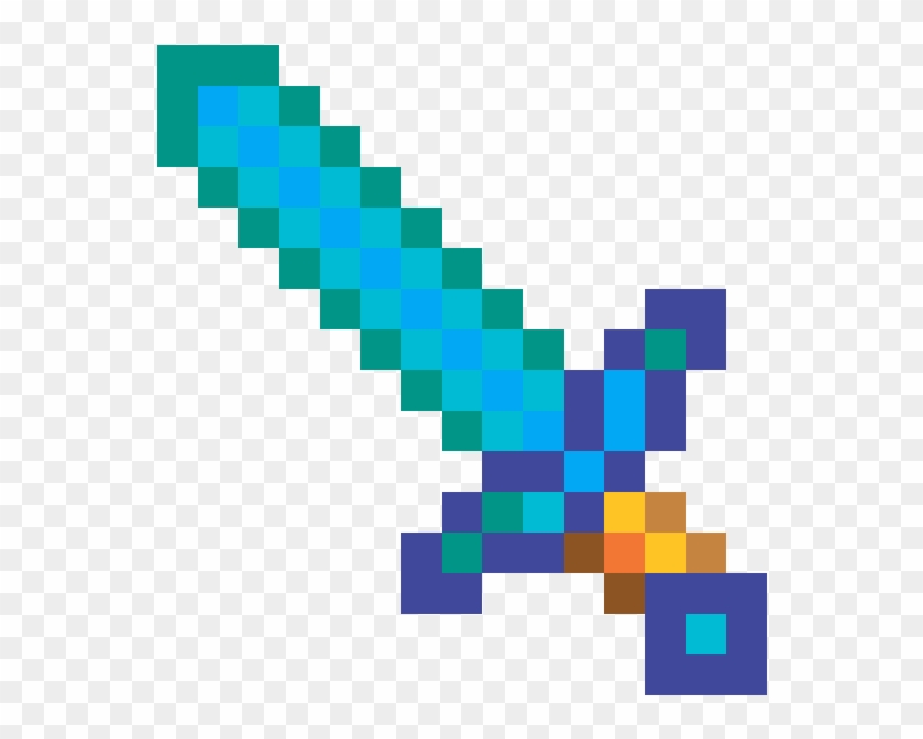 Pixilart - Minecraft sword by ThunderNL