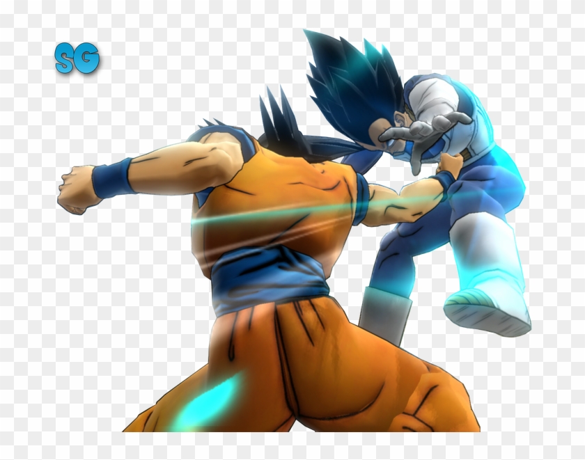 Dbz Ut Goku Vs Vegeta 1 By Saiyangirlz - Dragon Ball Game Project Age, HD  Png Download - 792x580(#4434890) - PngFind