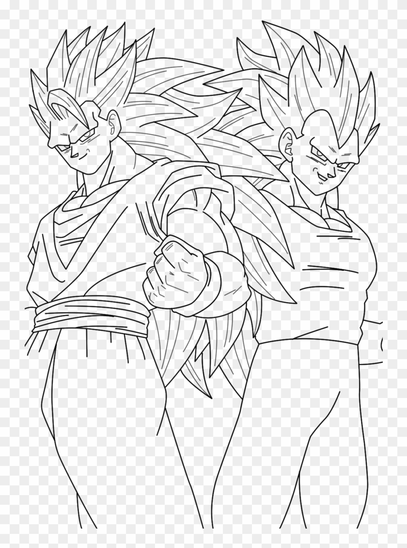 Goku Vs Vegeta Coloring Pages - Coloring and Drawing