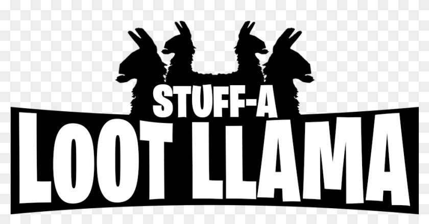 Download Stuff A Loot Llama Silhouette Hd Png Download 1000x485 4451561 Pngfind