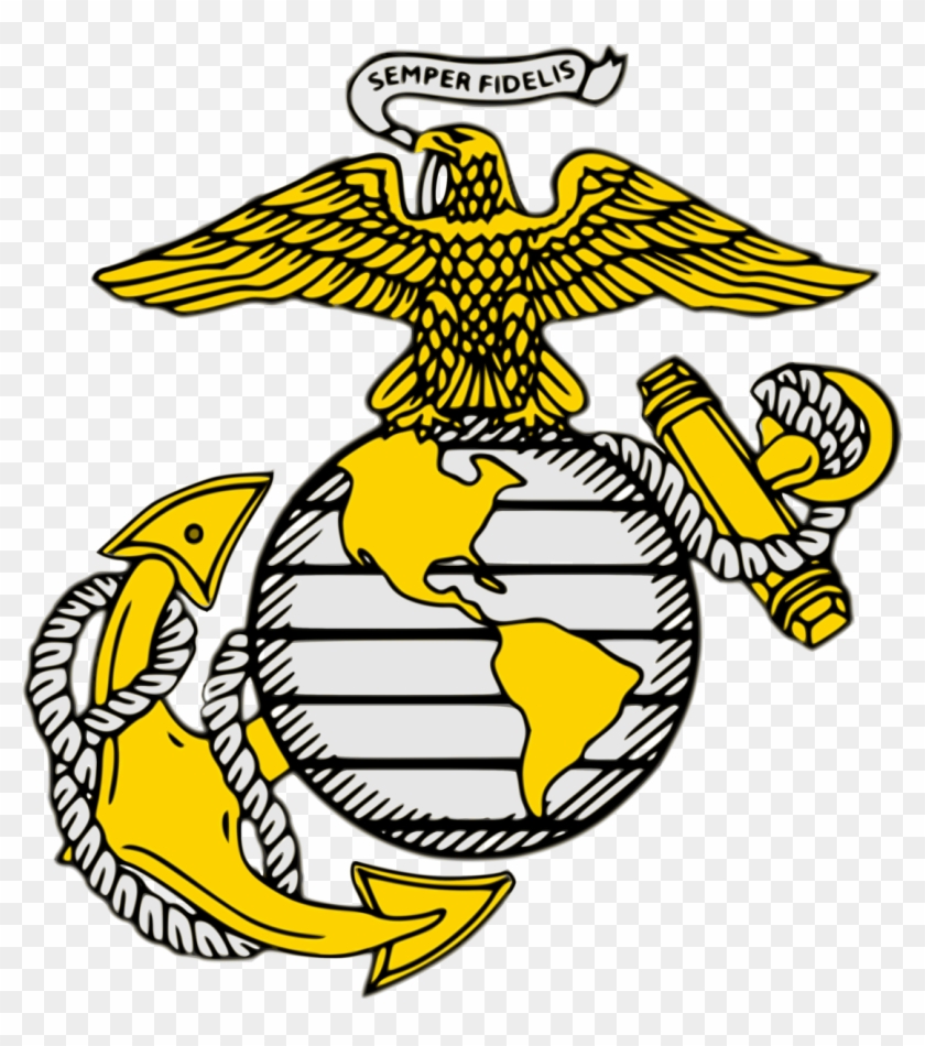 Usmc Logo Transparent Marine Corps Emblem Hd Png Download