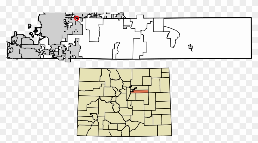 Unincorporated Arapahoe County Map Arapahoe County Colorado Incorporated And Unincorporated - County Colorado,  Hd Png Download - 1280X655(#4473249) - Pngfind