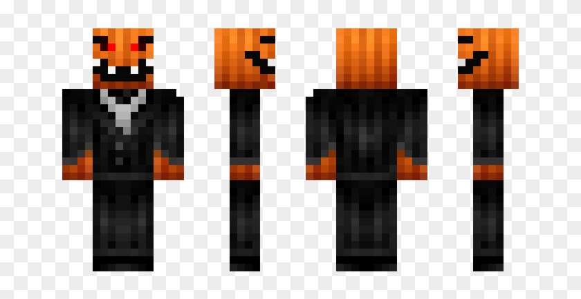 Pumpkin Boss - Ariel Plays Minecraft Skin, HD Png Download - 750x442 ...
