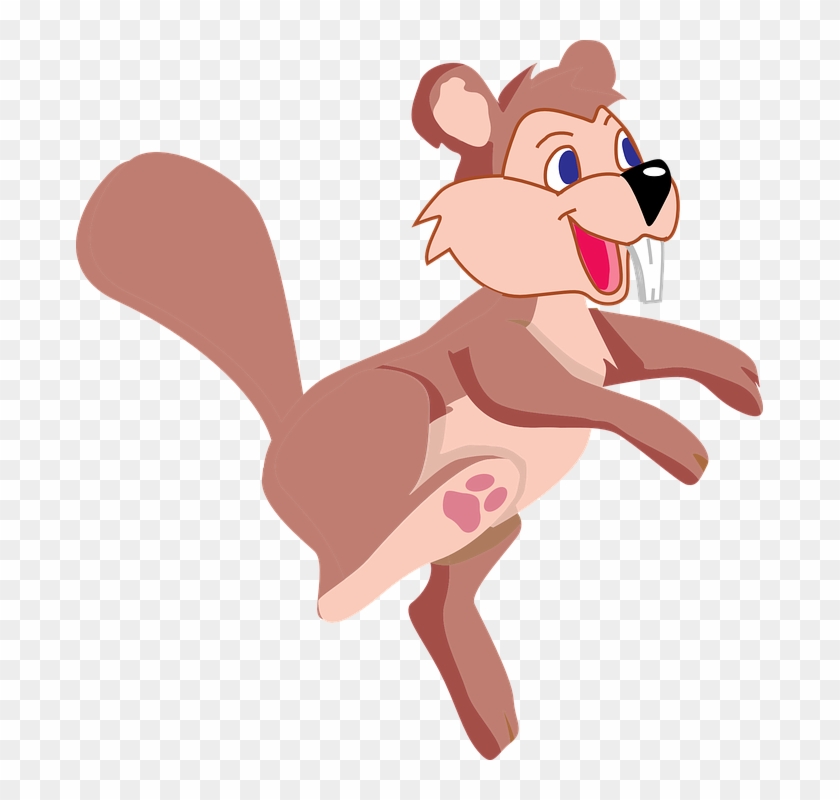 Happy, Beaver, Dancing - Animals Cartoon Happy Png, Transparent Png -  687x720(#4493736) - PngFind