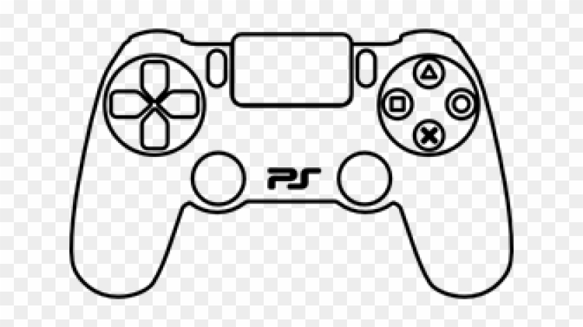 Gamepad Clipart Ps4 Controller Draw A Video Game Console Hd Png Download 640x480 Pngfind