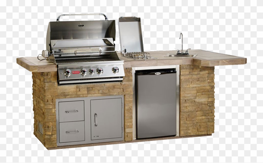 bull bbq island