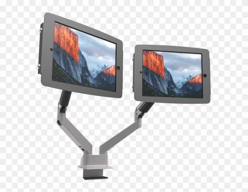 Compulocks Dual Screen Monitor Mount Unboxing & Demonstration Flat