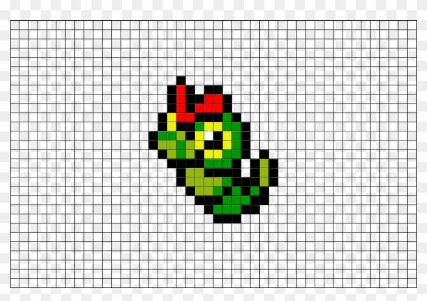 pikachu pixel art template