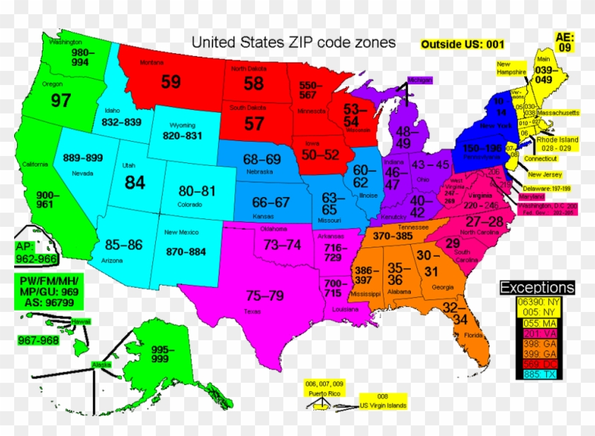 Usps Zip Code Chart