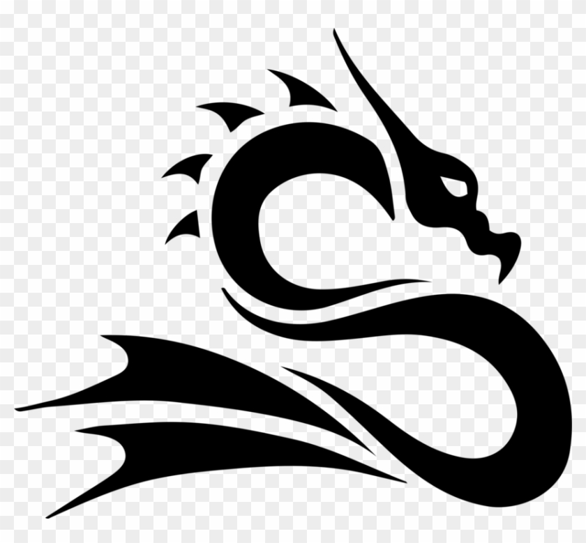 Chinese Dragon Tribe Legendary Creature Drawing Black And White Dragon Transparent Png Png Download 852x750 Pngfind