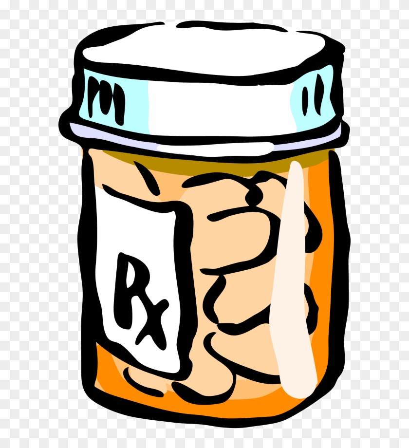 Pill Bottle Clipart Free - Jurrystieber