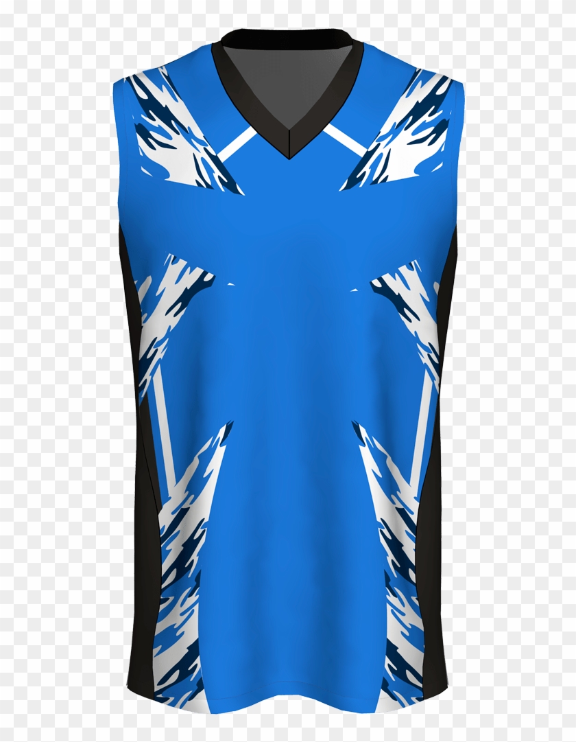 blue sublimation basketball jersey