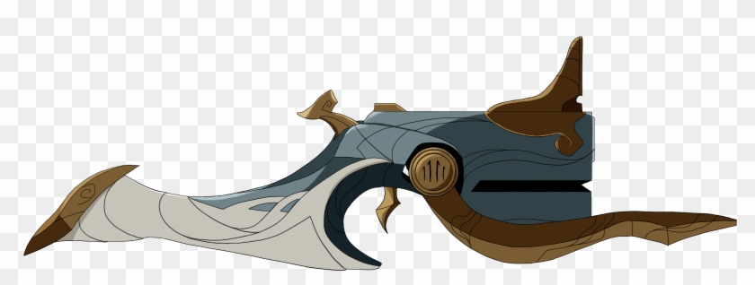 Jhin Rifle I Drew Jhin's Gun, Whisper - Jhin Gun Png, Transparent Png - 2847x943 ...