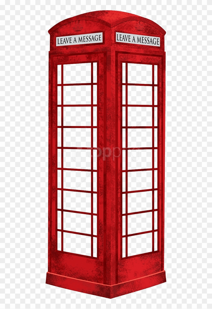 Red English Phone booth 