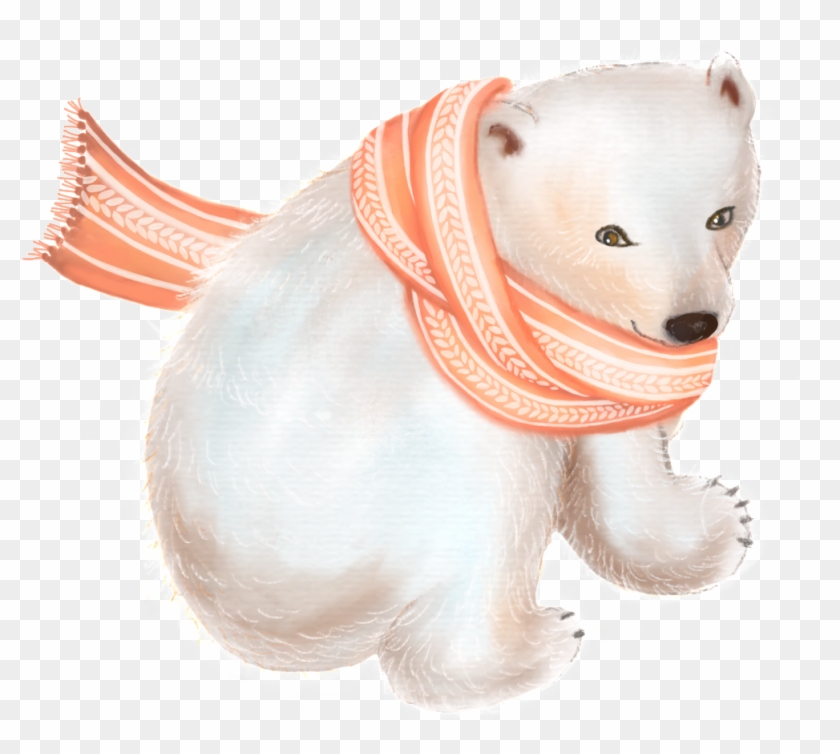 Cute Polar Bear Cartoon Transparent - Polar Bear, HD Png Download -  998x849(#4592914) - PngFind
