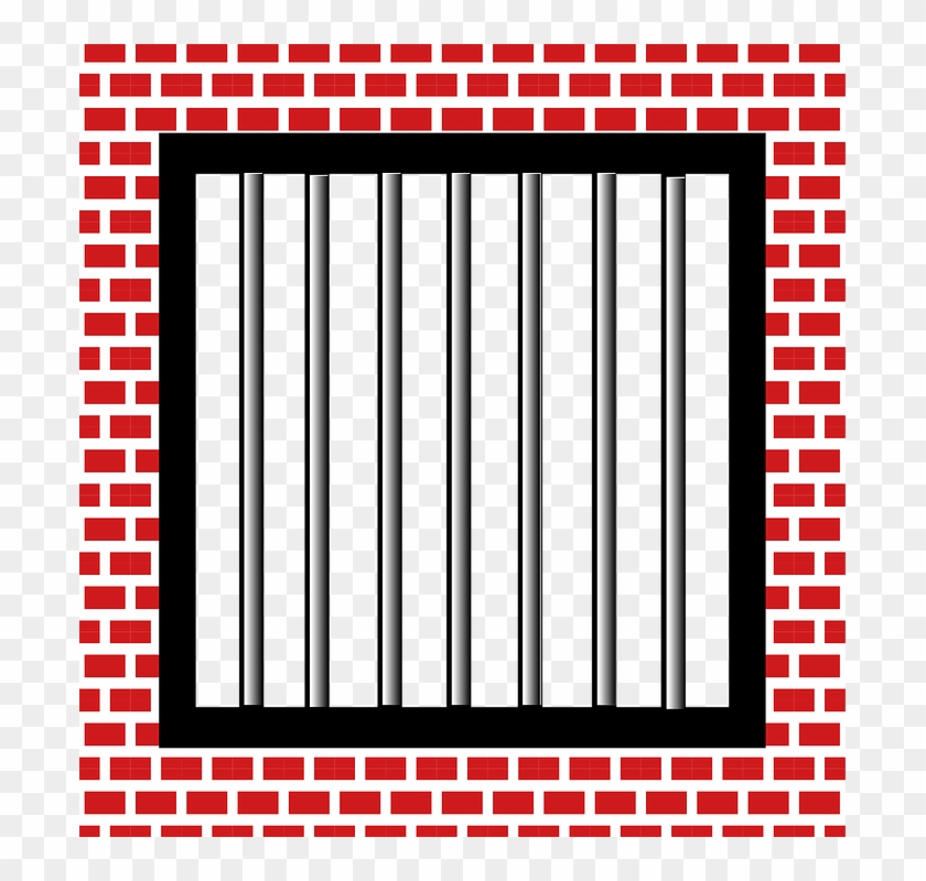 Prison , Jail - Jail Cell Bars Drawing, HD Png Download - 695x720(#462742)  - PngFind