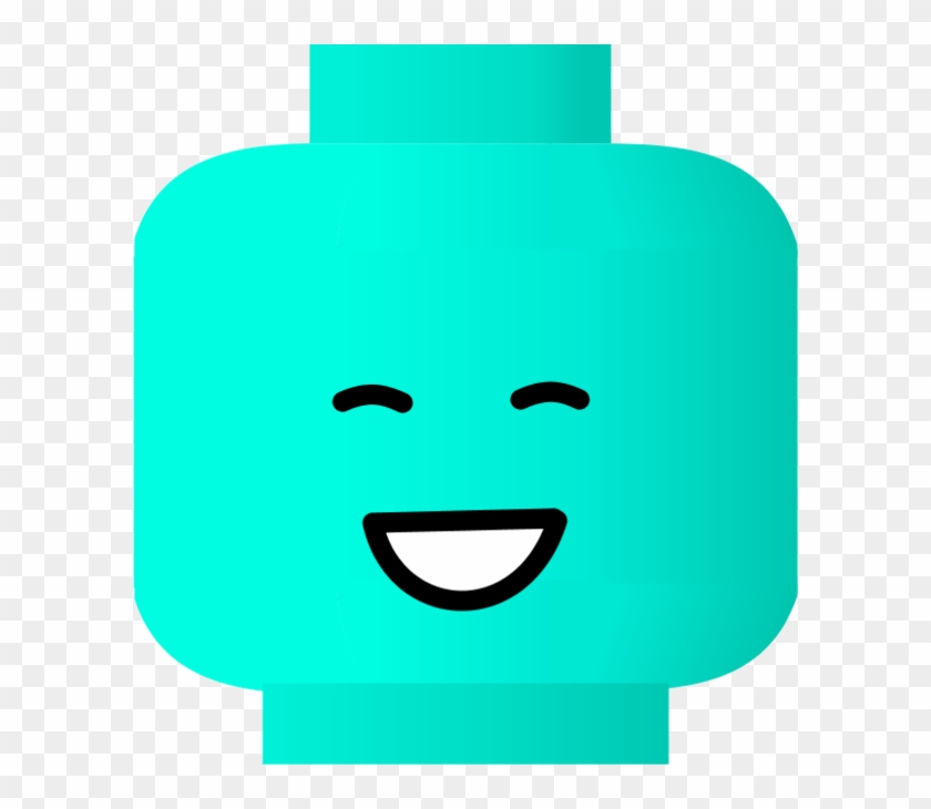 Smiley Face Lego Vector Clip Art - Blue Lego Head Clipart, HD Png Downloa.....