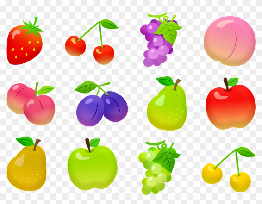 Fruit Apples Pears Grapes Cherries Plums 9 月 の 果物 イラスト 無料 Hd Png Download 960x702 Pngfind