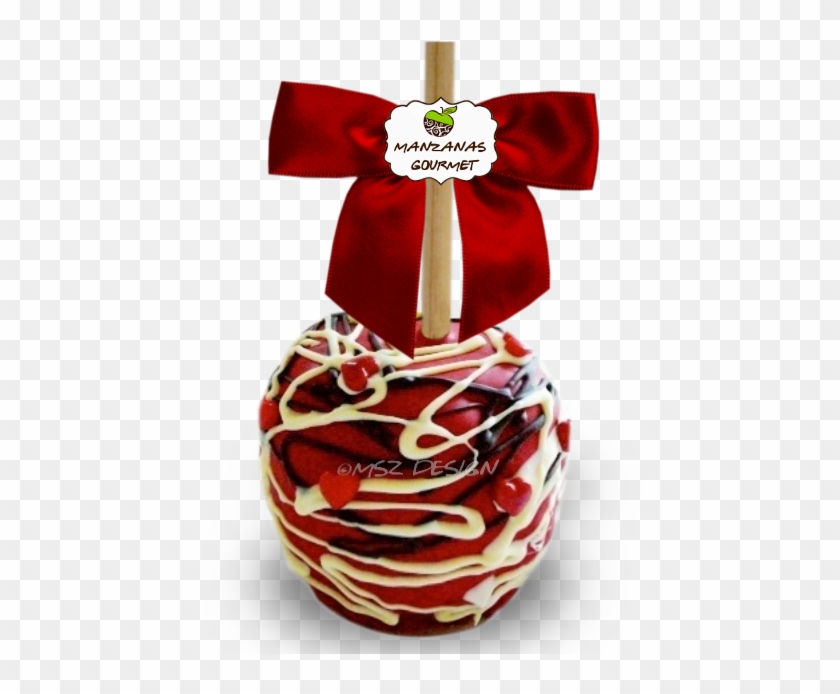 Manzana Envuelta De Caramelo Con Capa De Chocolate - Manzanas Con Chocolate  Para San Valentin, HD Png Download - 480x640(#4615479) - PngFind