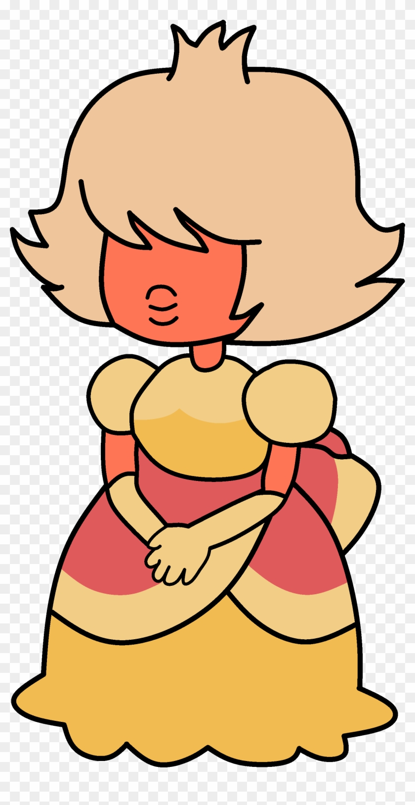 Fan Contenti Off Colors Orange Sapphire Steven Universe Hd Png Download 1547x2923 Pngfind