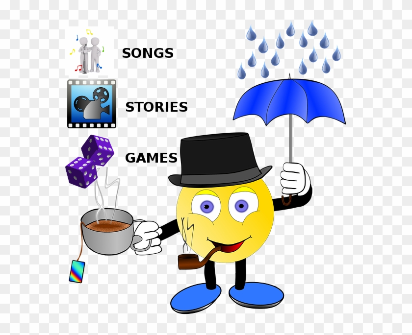 Imade Dun Emoticono Ingles Tea Rainy Day Good Morning Hd Png