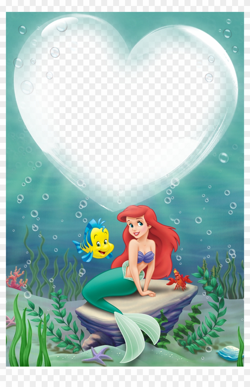 little mermaid clipart borders