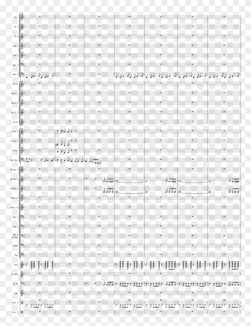 Invisible Man Sheet Music 3 Of 10 Pages Huntingdon Celebration Score Hd Png Download 850x1100 4642837 Pngfind