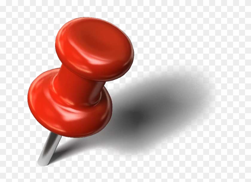 Notice Board Pin - Map Pin Without Background, HD Png Download