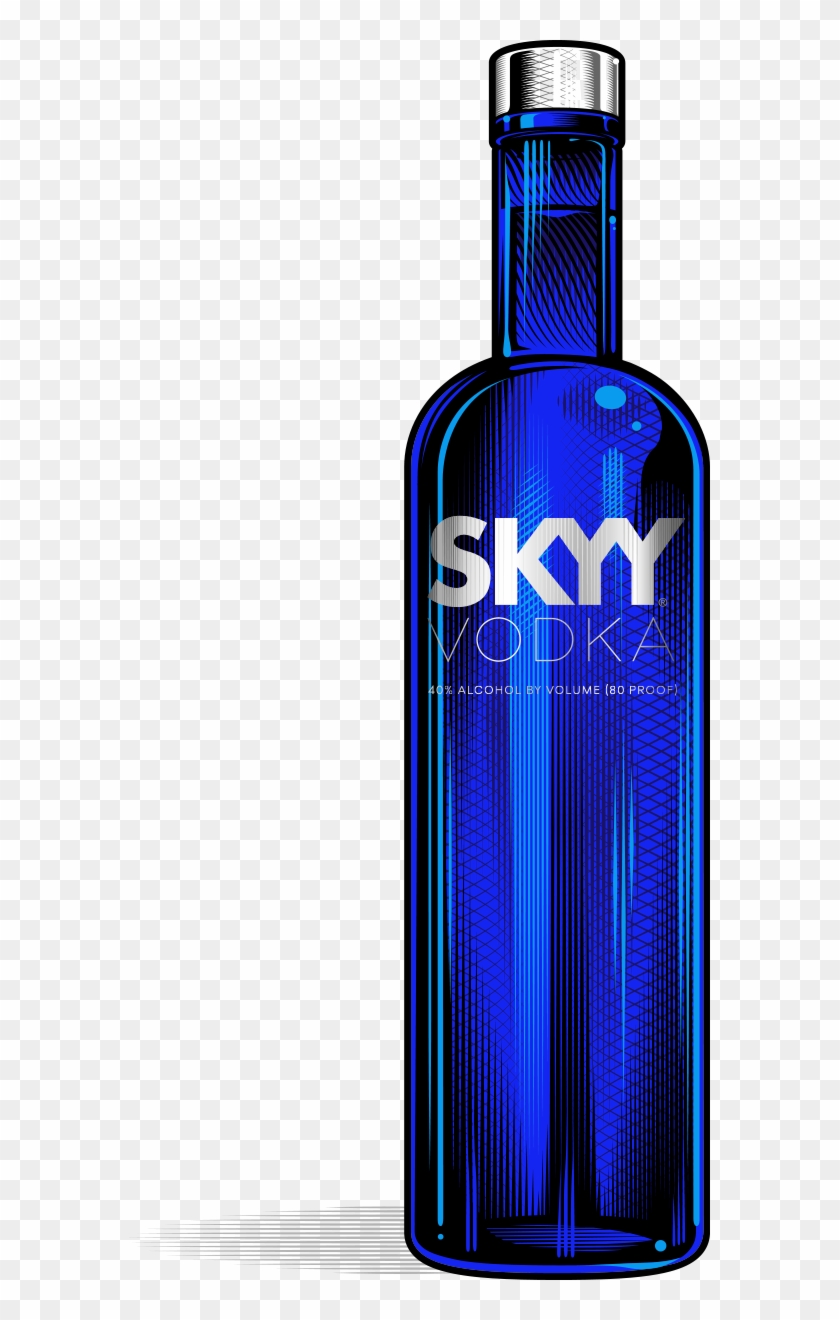 Skyy Vodka Png - Vodka Skyy Logo Png, Transparent Png - 581x1240