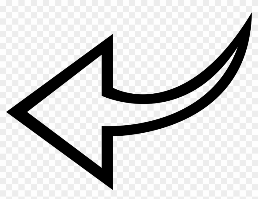 Png File Svg White Curved Arrow Transparent Background Png