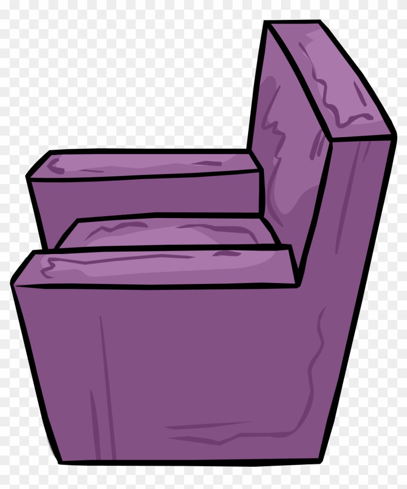 Stone Couch Sprite - Chair, HD Png Download - 1629x1880(#4661025) - PngFind