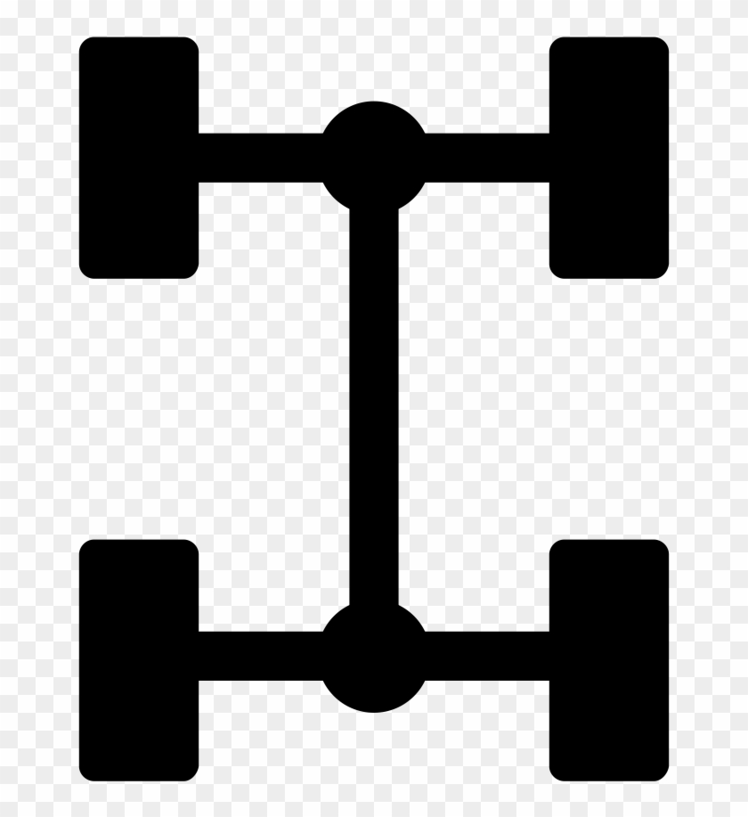 Wheel Balancing And Tire Rotation Undercarriage Icon, HD Png Download