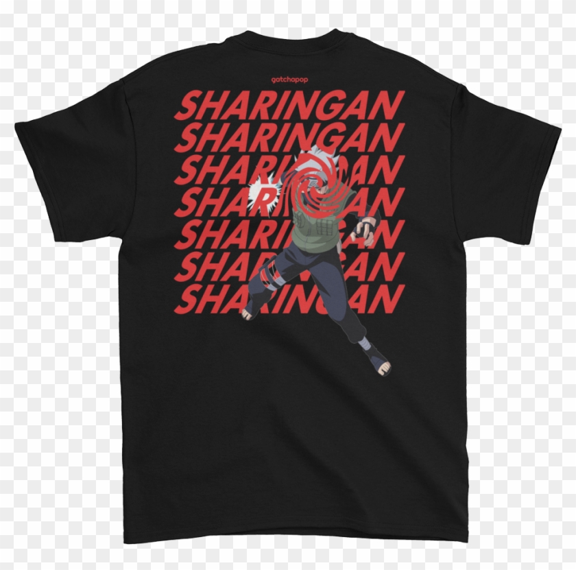 Naruto Sharingan Kakashi Shirt Active Shirt Hd Png Download