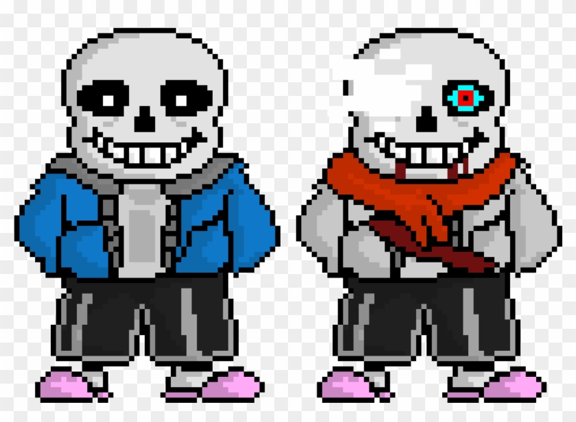 Pixel Art : Undertale Sans AU's Part 1 by KatonOra on DeviantArt