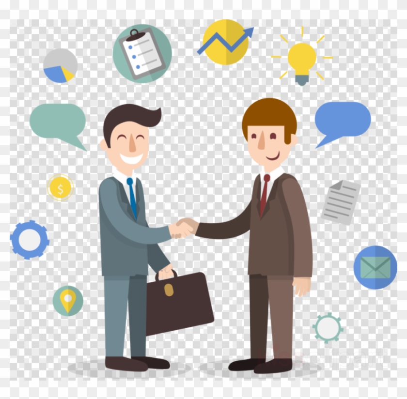 Cartoon Handshake Clipart Handshake Businessperson - Etica De Los Negocios  Png, Transparent Png - 900x840(#478436) - PngFind