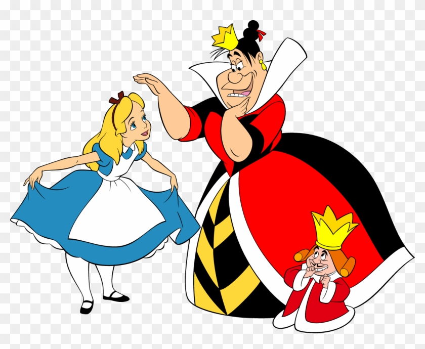 Alice Cartoons Alice Alice And Cartoon - Queen Of Hearts And Alice, HD Png  Download - 1315x1018(#478486) - PngFind